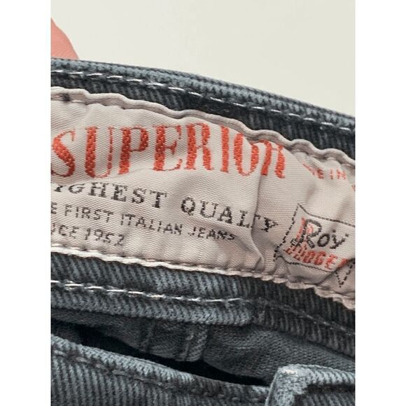 Roy Roger's Women's Superior Black Denim Slim Fit Jeans Size 30 - Picture 2 of 7